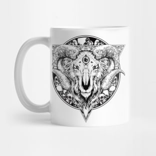 goat skull Mug